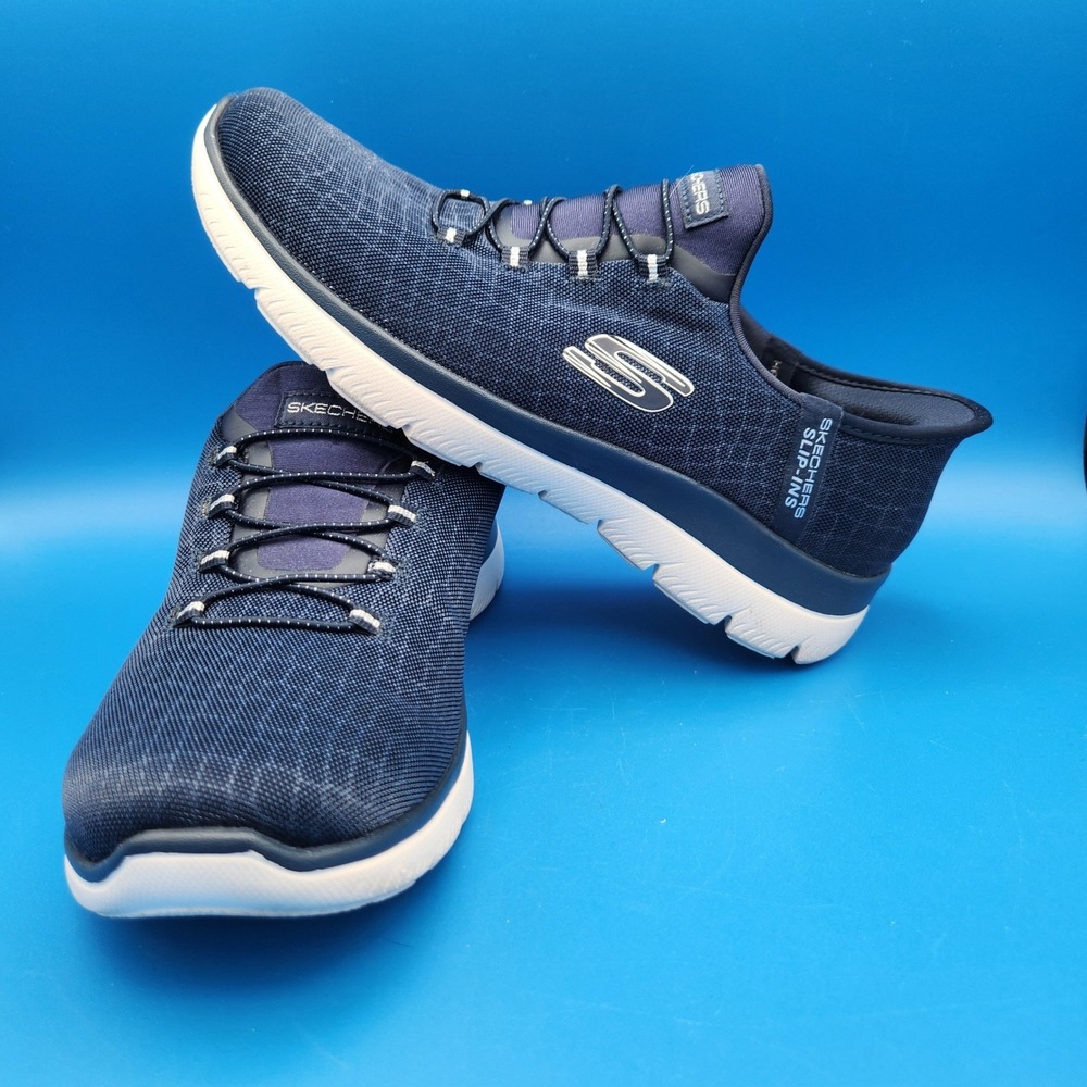 Skechers Slip-ins Summits Diamond Dream Navy Blue Sneakers 150128 US 7.5
